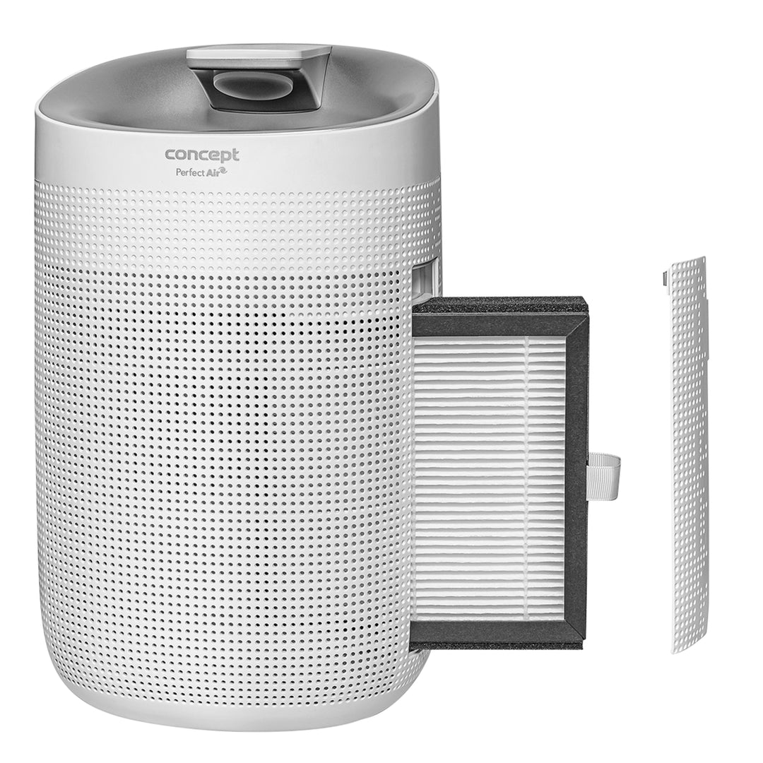 Concept perfect air ov1200 déshumidificateur et purificateur d'air - 750 ml / jour pour pièces jusqu'à 25 m² filtre tertiaire HEPA