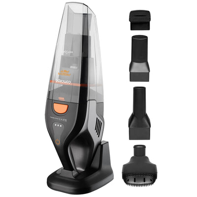 Limpiador de vacío vertical en húmedo y seco-Cordless, Battery 11.1V, 2200 mAh, Pet Hair Brush HEPA Filter