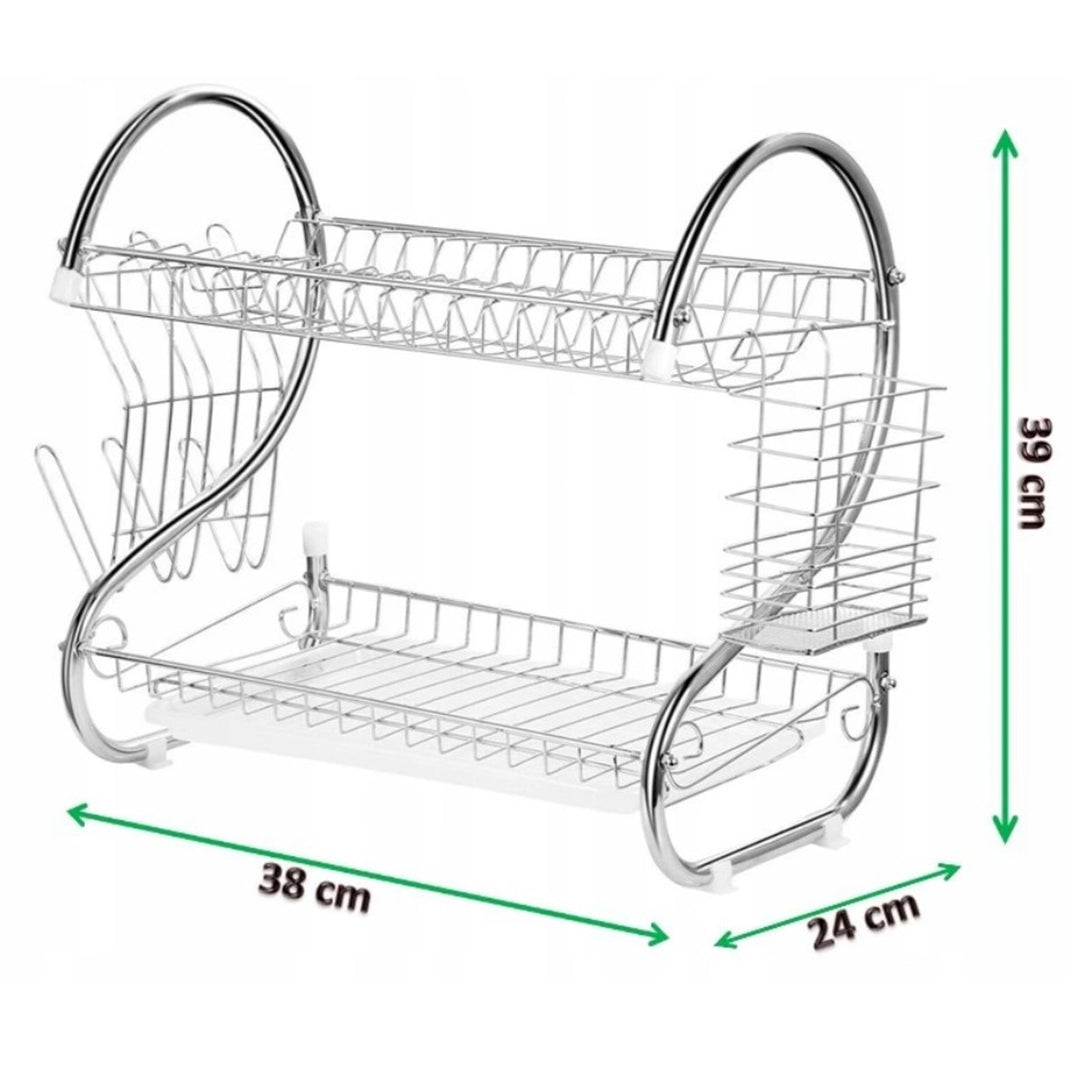 S-shaped dish dryer Maestro MR-1025-38 38cm