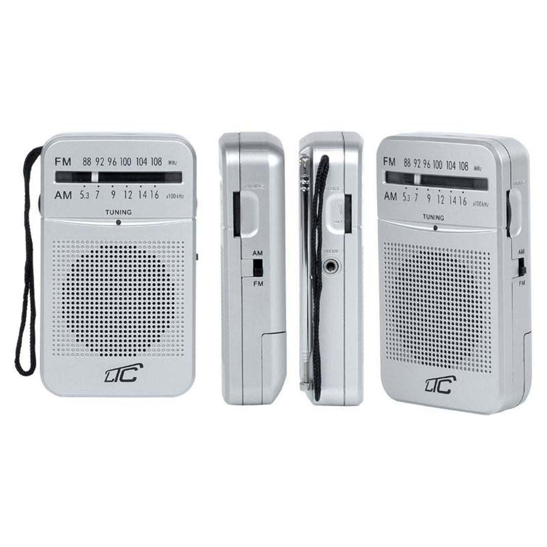 LTC Retro Lega portable radio with a telescopic antenna