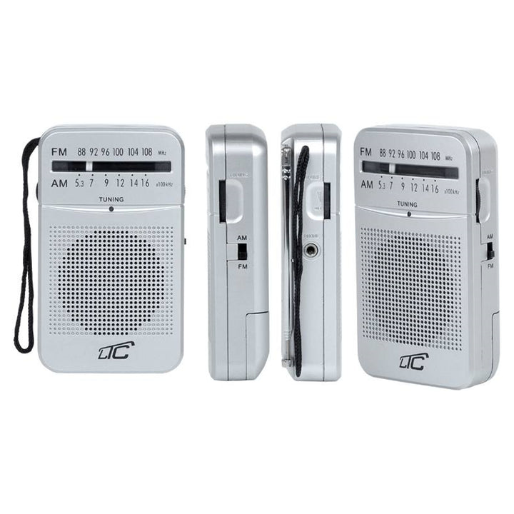 LTC Retro Lega portable radio with a telescopic antenna