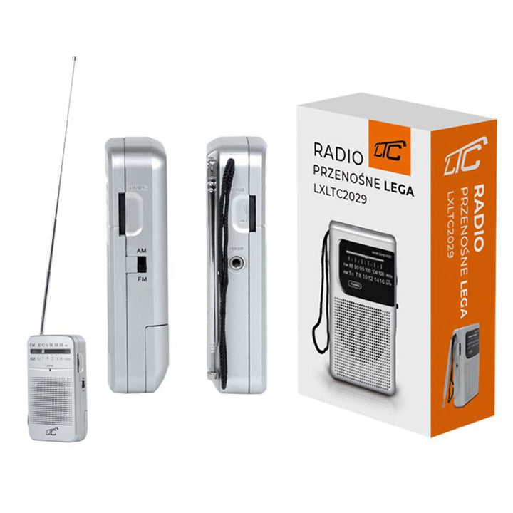 LTC Retro Lega portable radio with a telescopic antenna