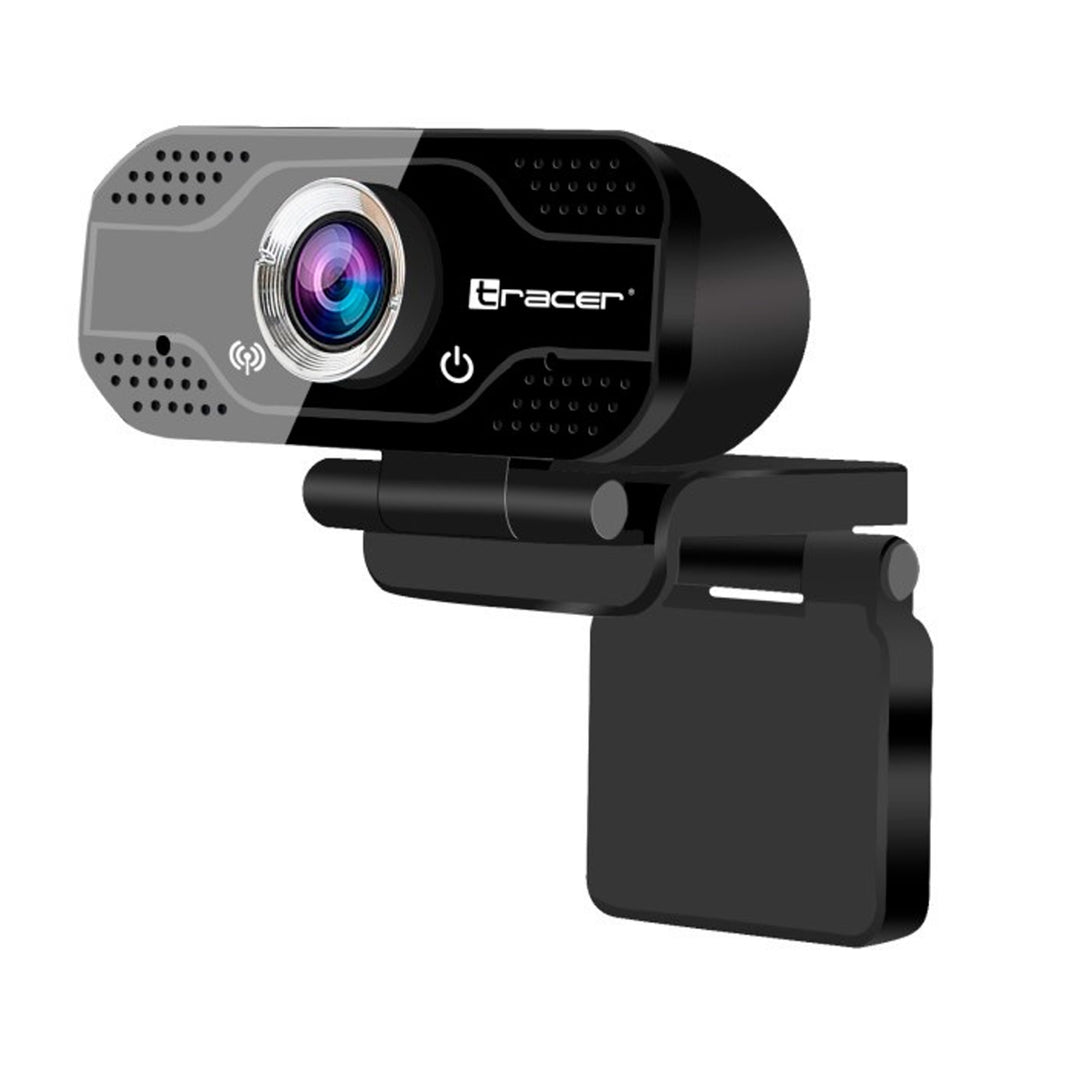 Tracer WEB007 USB Webcam avec Microphone FullHD 30 fps 120 ° Field of View Light Correction Home Office Streaming Camera