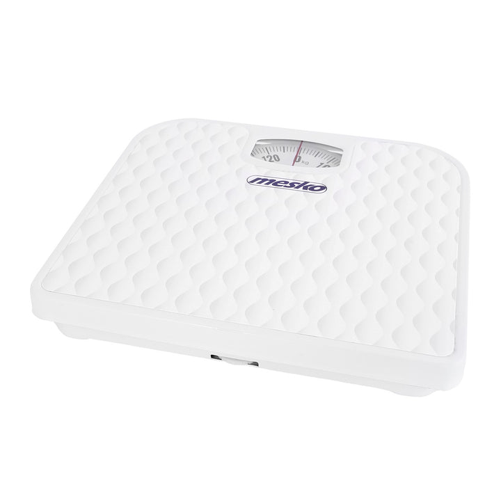 Mesko Mechanical Analog Bathroom Scale Up to 130kg Personal Easy to Callibrate