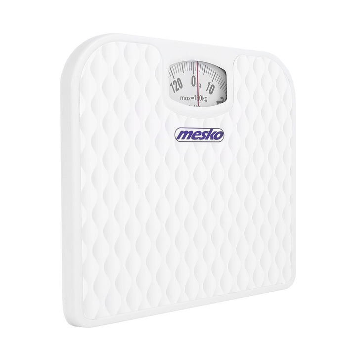 Mesko Mechanical Analog Bathroom Scale Up to 130kg Personal Easy to Callibrate