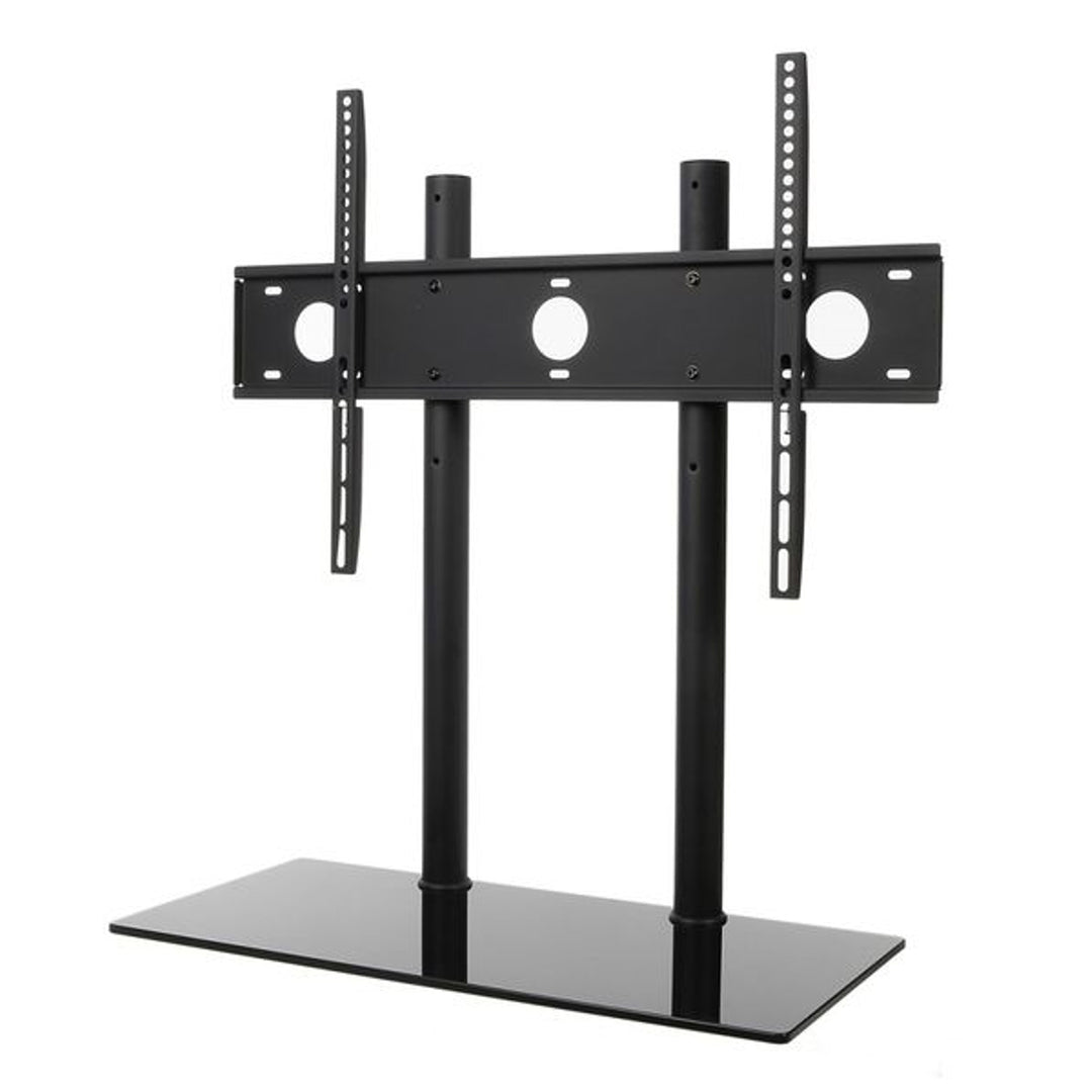 Soporte de mesa para TV, soporte para Monitor de 32 - 65 ", altura ajustable, vidrio, acero, LCD, LED, OLED, QLED