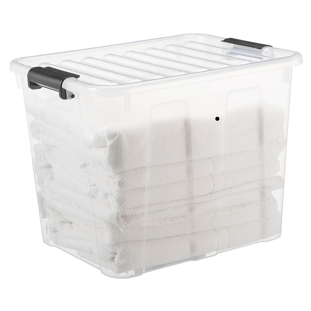 Un contenitore con coperchio Plast Team Home Box 40L - soluzioni pratiche e design unico