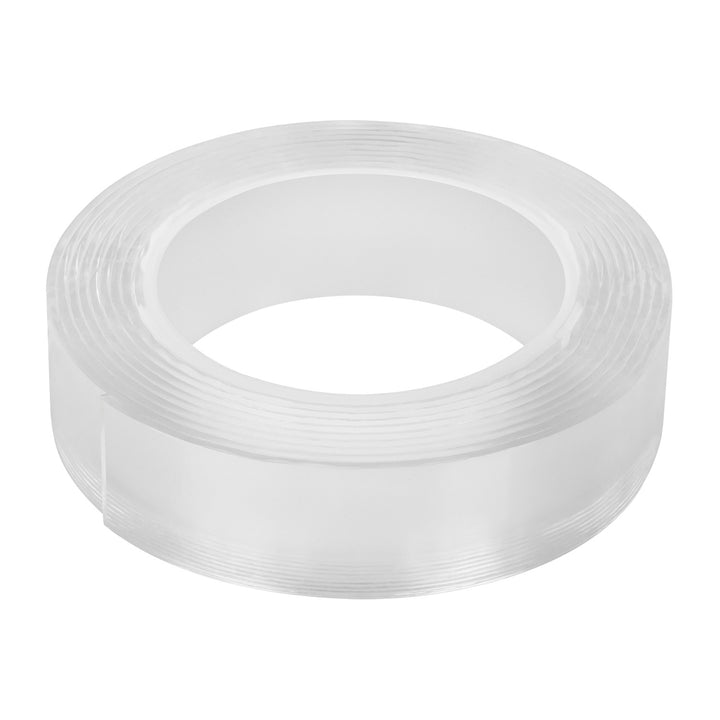 Rebel NAR0440 Double Sided Reusable Tape Nano Adhesive Removable 3 m Mounting Washable Strong Clear