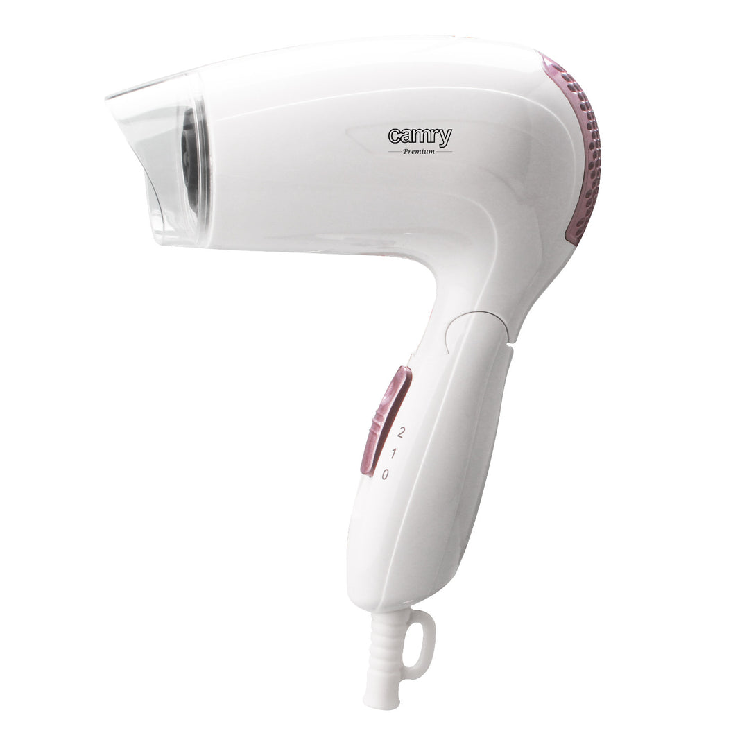 Camry CR 2254 Hair Dryer 1200W 2 Power Levels Foldable Handle Lightweight