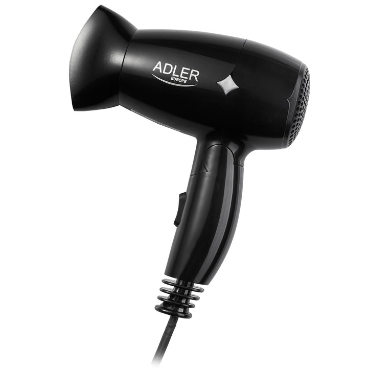 Adler AD 2251 Hair Dryer, Travel Hair Dryer, Foldable Handle, Small, Ergonomic, 1400 W