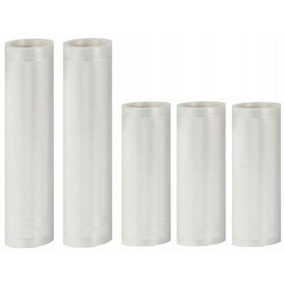 Set universal de láminas Camry para envasadoras al vacío (2 rollos 28x300cm + 3 rollos 20x300cm)