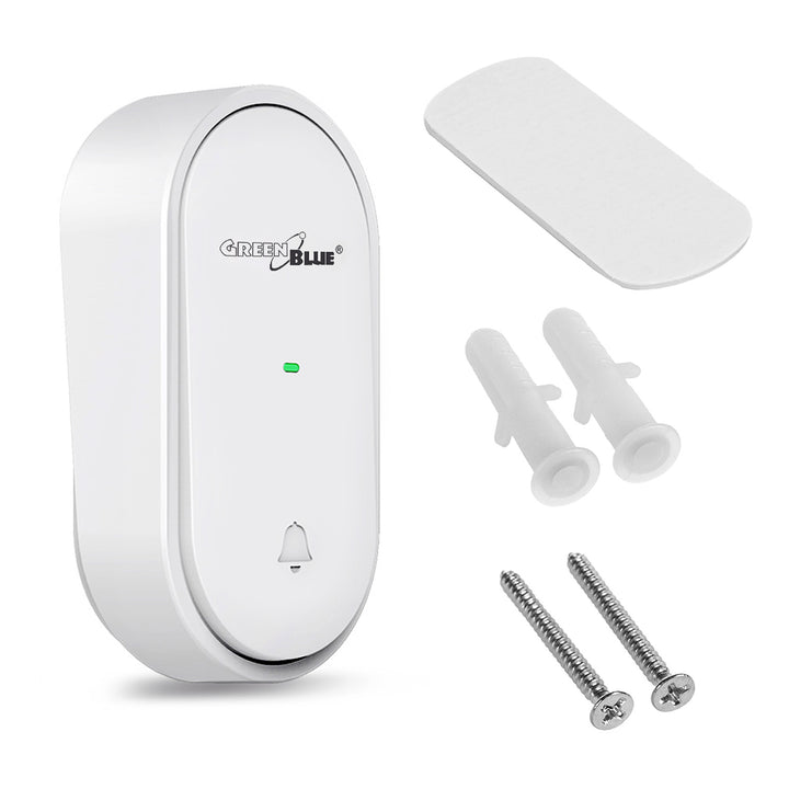 GreenBlue Additional Kinetic Transmitter for GB210 Doorbell Radio Bell Wireless Battery-Free IP44 Splash-Proof