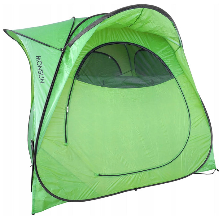 Tourist spacious tent with the floor Monsun LXMS1, polyester fabric, waterproof material, functionality and comfort