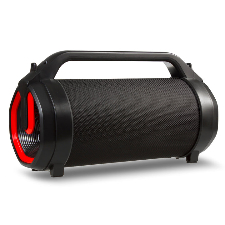 Audiocore AC875 Bazooka Altavoz Bluetooth portátil Boombox 30W (20W + 5Wx2) IPX4 A prueba de salpicaduras / Radio / microSD / Aux-In / USB / Iluminación / Puerto de micrófono