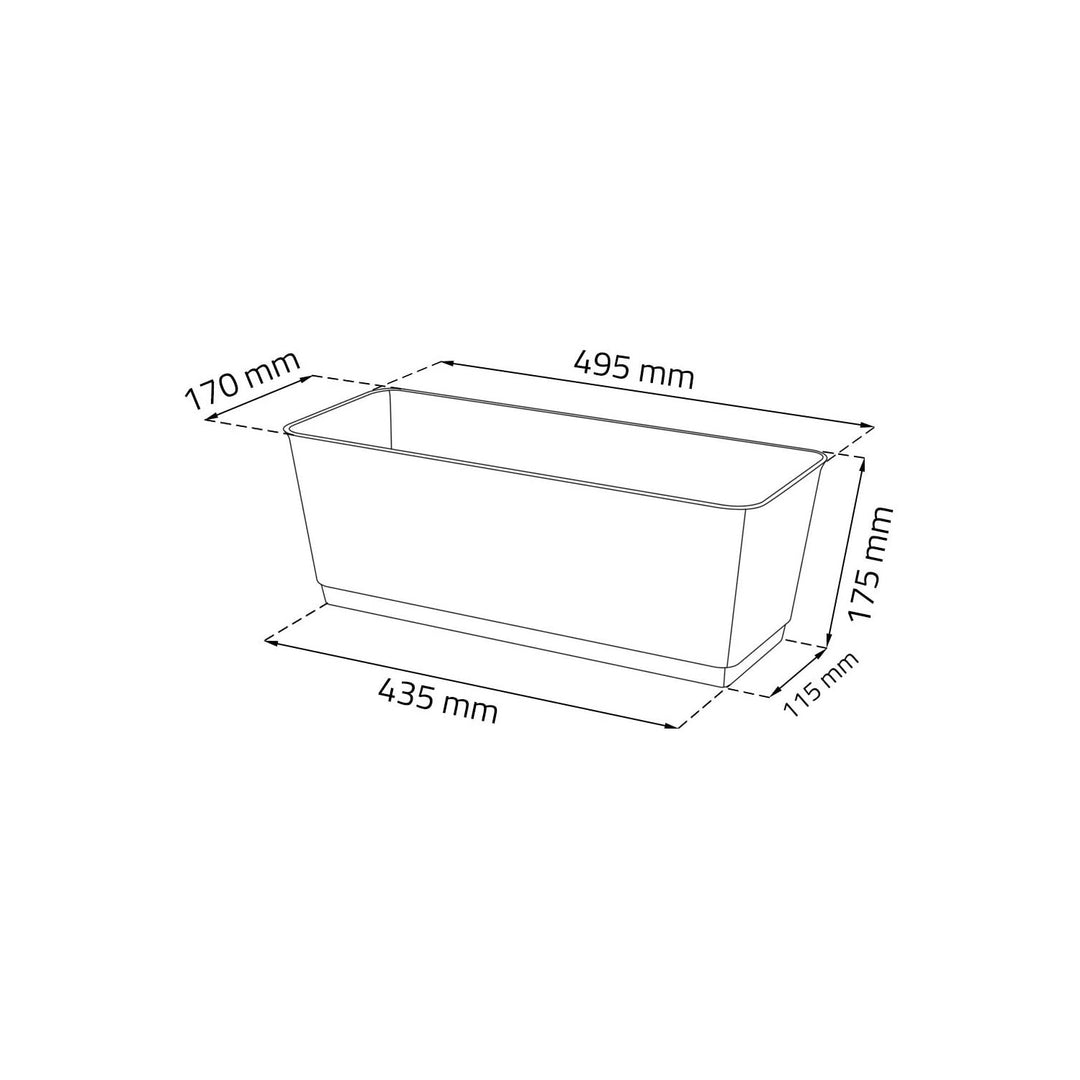 Pentola in rattan con ganci Ratolla DRL500PW antracite