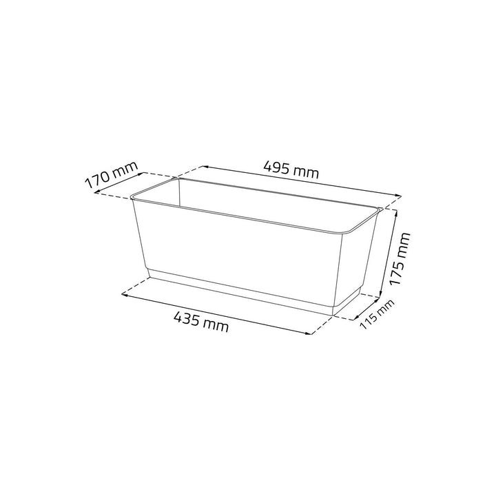 Pentola in rattan con ganci Ratolla DRL500PW antracite