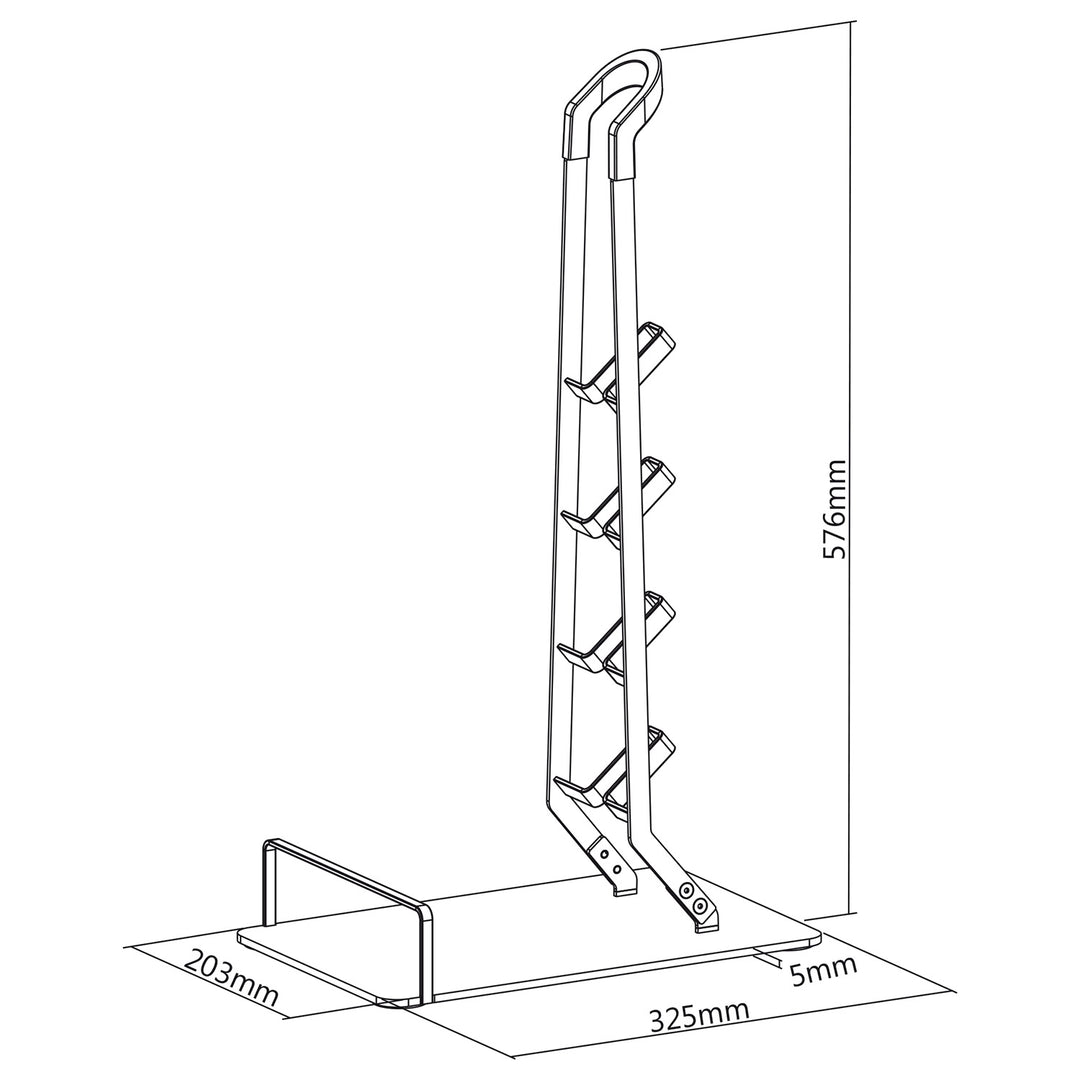 Maclean MC-905 Supporto per Aspirapolvere Accessori Supporto da pavimento Supporto per il pavimento solido e stabile