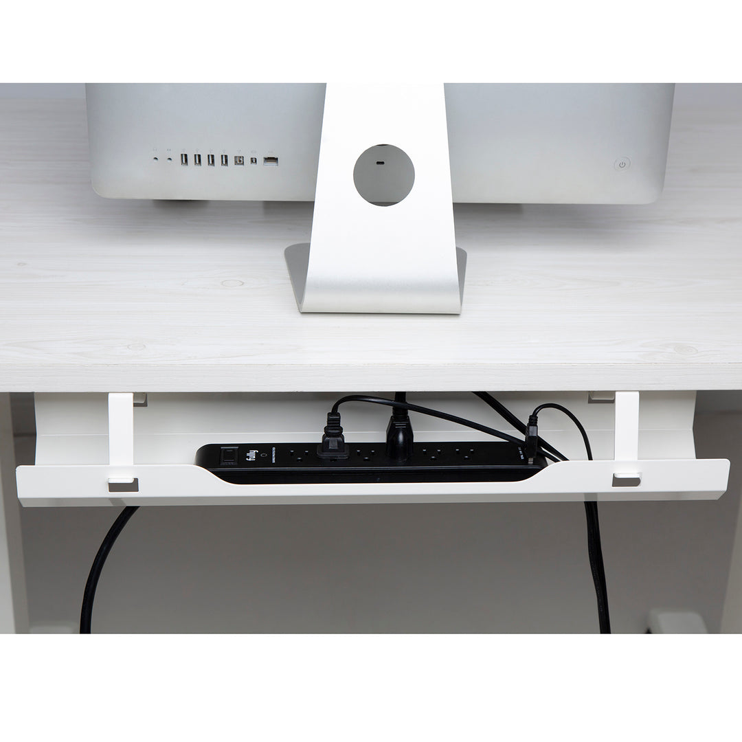 ERGOOFFICE ER-431W Cable and Wire Organizer Under-Desk Mounting