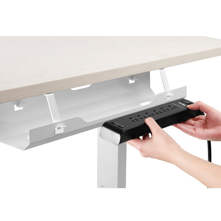 ERGOOFFICE ER-431W Cable and Wire Organizer Under-Desk Mounting