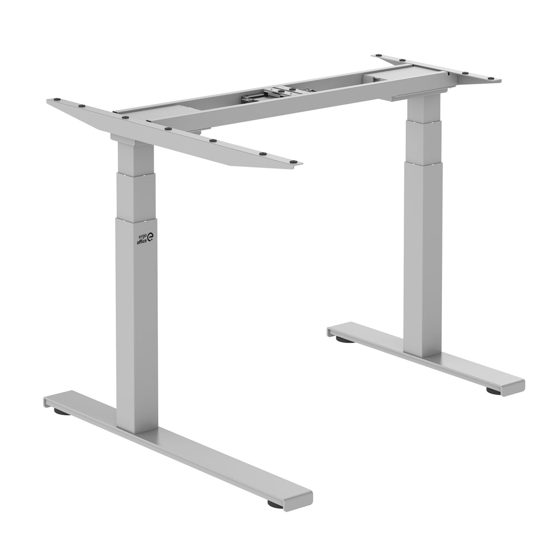 Bureau électrique d'angle Ergo Office sans plateau, pour la position debout et assise, max. 125kg hauteur max. 1280mm, ER-432