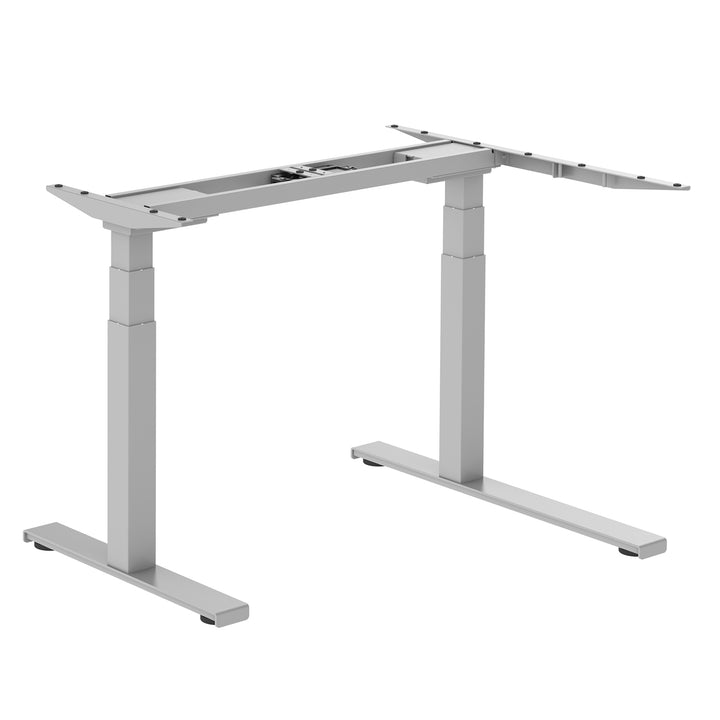 Bureau électrique d'angle Ergo Office sans plateau, pour la position debout et assise, max. 125kg hauteur max. 1280mm, ER-432