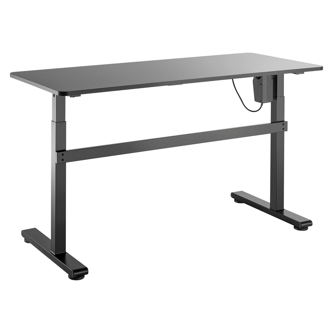 Sitz-Steh-Schreibtisch Elektrisch Höhenverstellbarer Schreibtisch 140x60cm max. 118cm Ergonomischer Tisch Belastbar bis 50kg