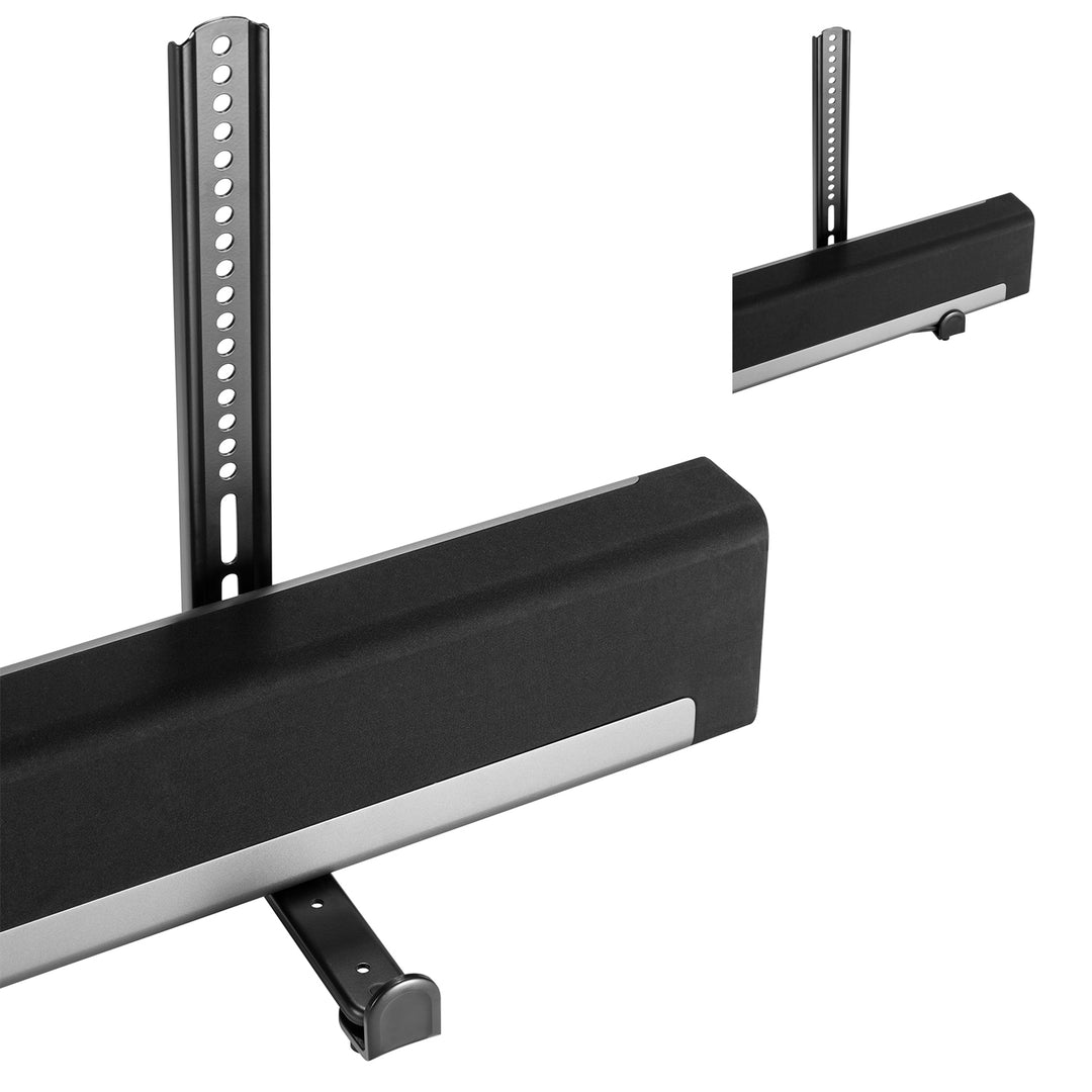 Supporto universale per soundbar fino a 15 kg Supporto per altoparlanti da montare sotto la TV