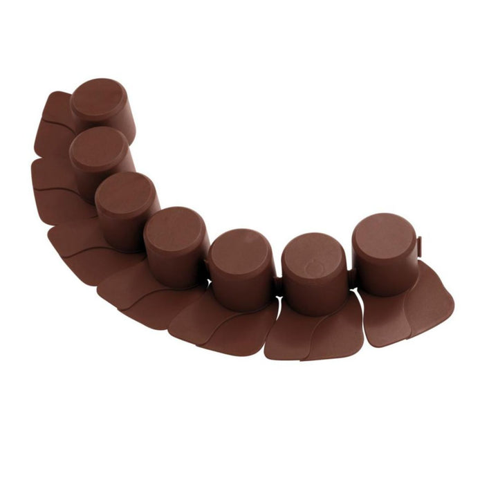 Prosperplast 5905197140070 Garden palisade, lawn edging with raid IPAL7 4.05m brown