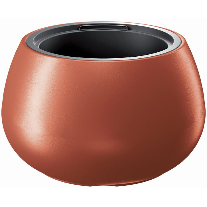 Pot with insert Prosperplast Heos oval copper color DBHEK400-7598U