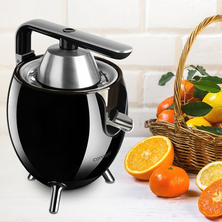 Concept CE3531 Elektrische Citrus Juicer Vers Sap Fruit Lemon Orange Lime Retro Automatic Antidrip