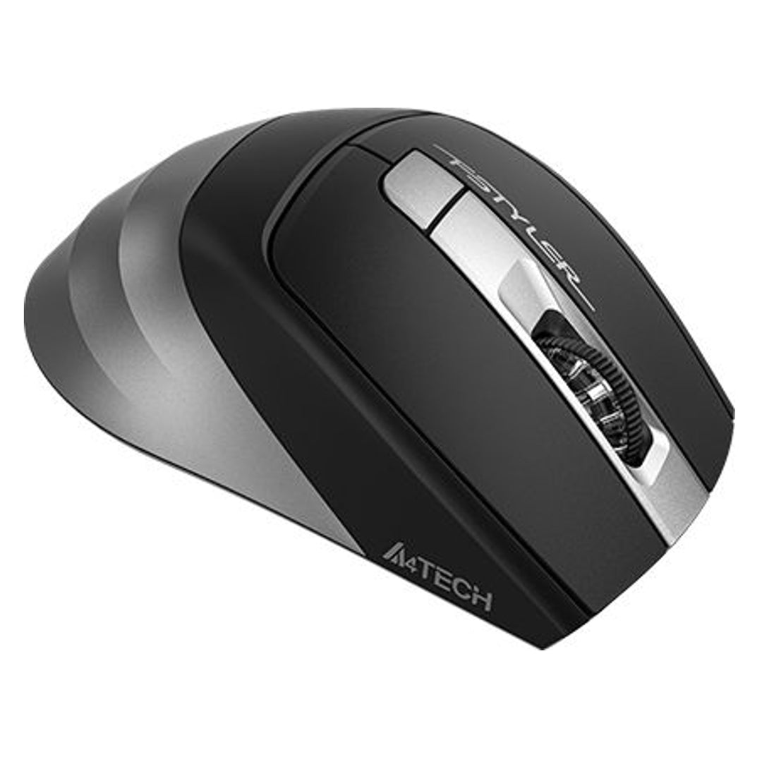 A4 TECH A4TMYS46717 Mouse Bluetooth Wireless 2.4GHz Optical 2000 DPI Battery Scroll Windows Ergonomic