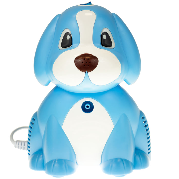 Elektrischer Welpen-Inhalator, Doggy-Inhalator-Set für Kinder in Blau – komplettes Set