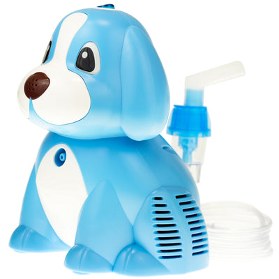 Elektrischer Welpen-Inhalator, Doggy-Inhalator-Set für Kinder in Blau – komplettes Set