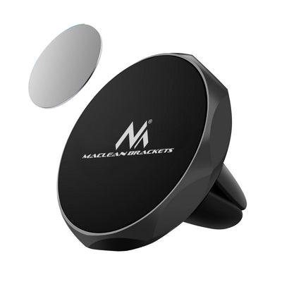 Maclean Car Phone Holder, Universale, Ventilazione Grillo, Magnetico, MC-323