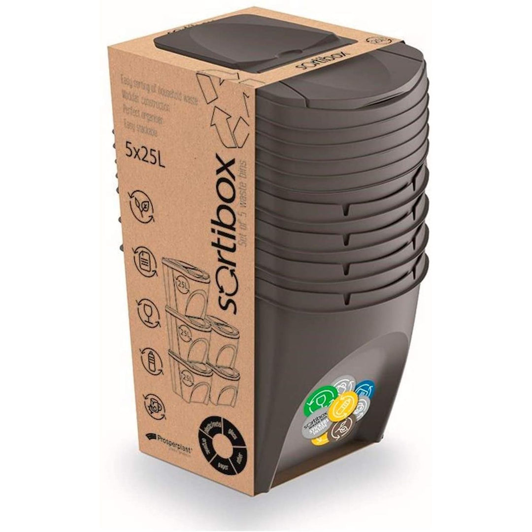 Sortibox 5x25L gray IKWB25S5 sorting basket set