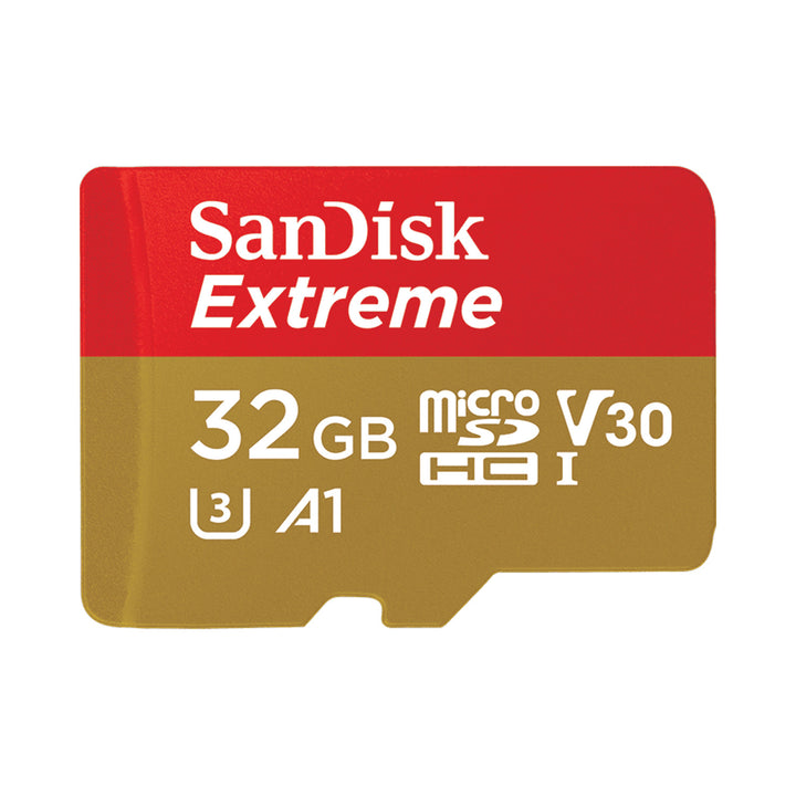 SanDisk microSD-Speicherkarte, 32 GB Kapazität, für GoPro, Extreme