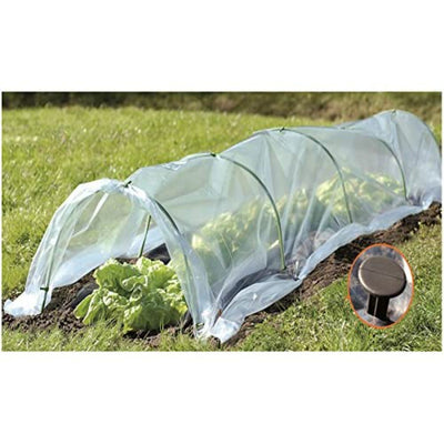 Greenmill GR5001 Garden Foil Tunnel Greenhouse Clear Film Plants Cover Sheet Horticultural 3m x 48cm