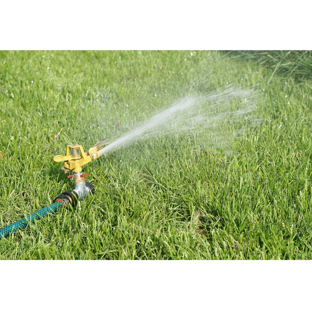 Greenmill GB2023C Metal pulse sprinkler on a pin r irrigating medium and large areas,