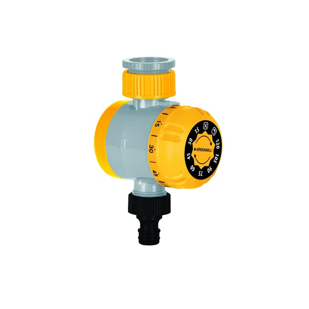 Greenmill GB6978C Controlador de grifo con temporizador para jardín Manual de control de riego con flujo de agua de 1 "y 3/4"