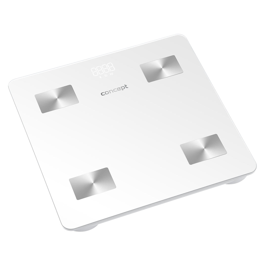 Concept VO4000 Glass Diagnostic Bathroom Scale with Body Fat Analysis