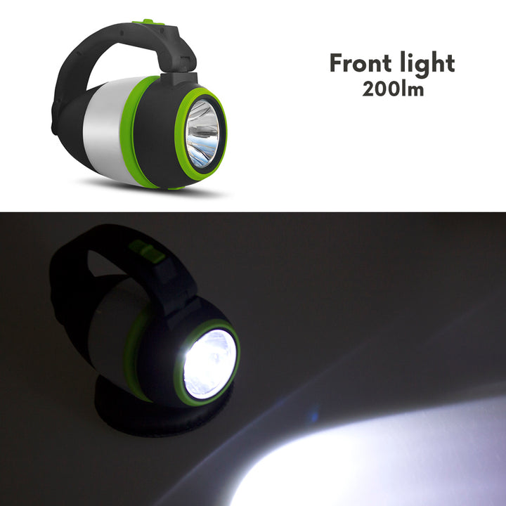 Maclean MCE298 3 in 1 LED Camping Lamp and Foldable Flashlight Outdoor 3 Light Modes 1W 60-200LM cool white 6000K IP20 (built-in battery 1500mAh / power bank function)