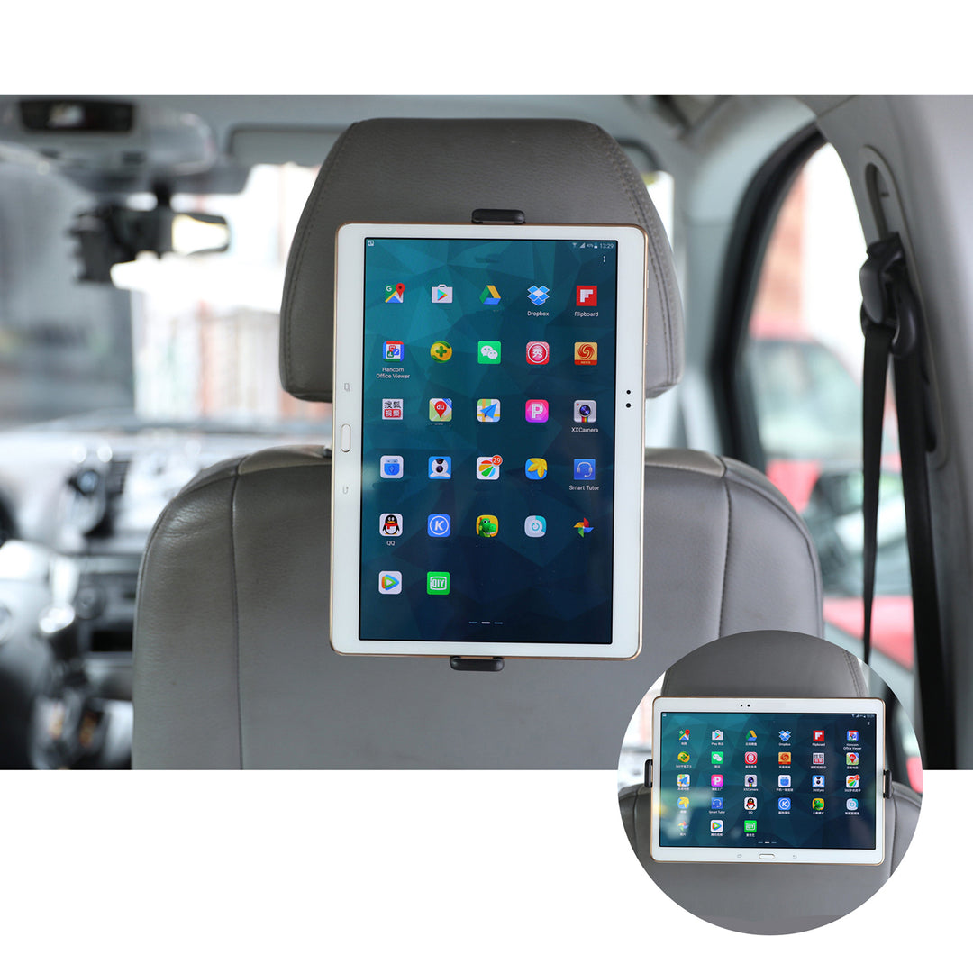 Support universel pour tablette de voiture Support d'appuie-tête pivotant à 360 degrés Support universel pour voiture