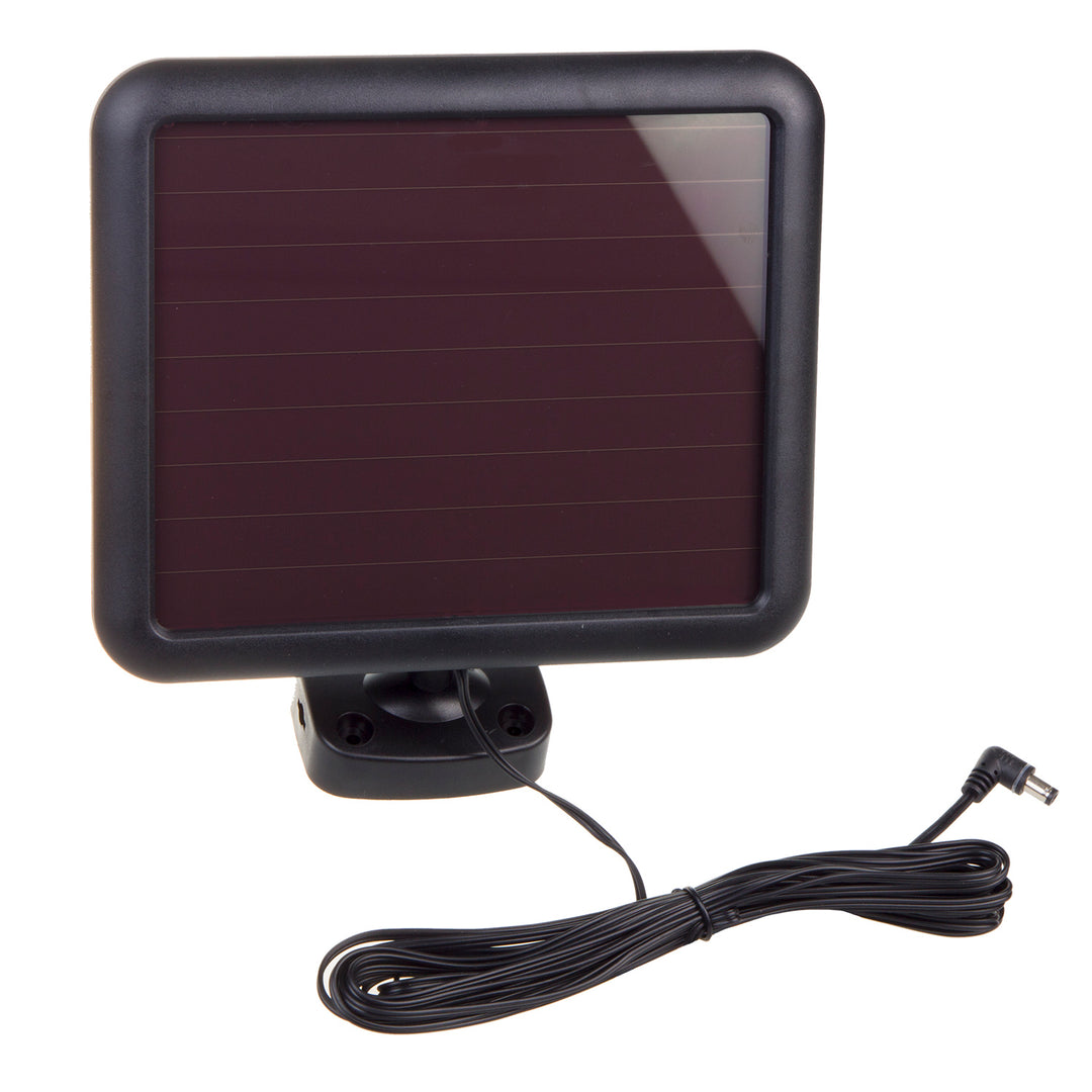 Maclean MCE442 Lámpara solar Foco LED con sensor de movimiento Lámpara solar de pared con sensor crepuscular Luz solar IP44 6W 360 Lumen 6000K