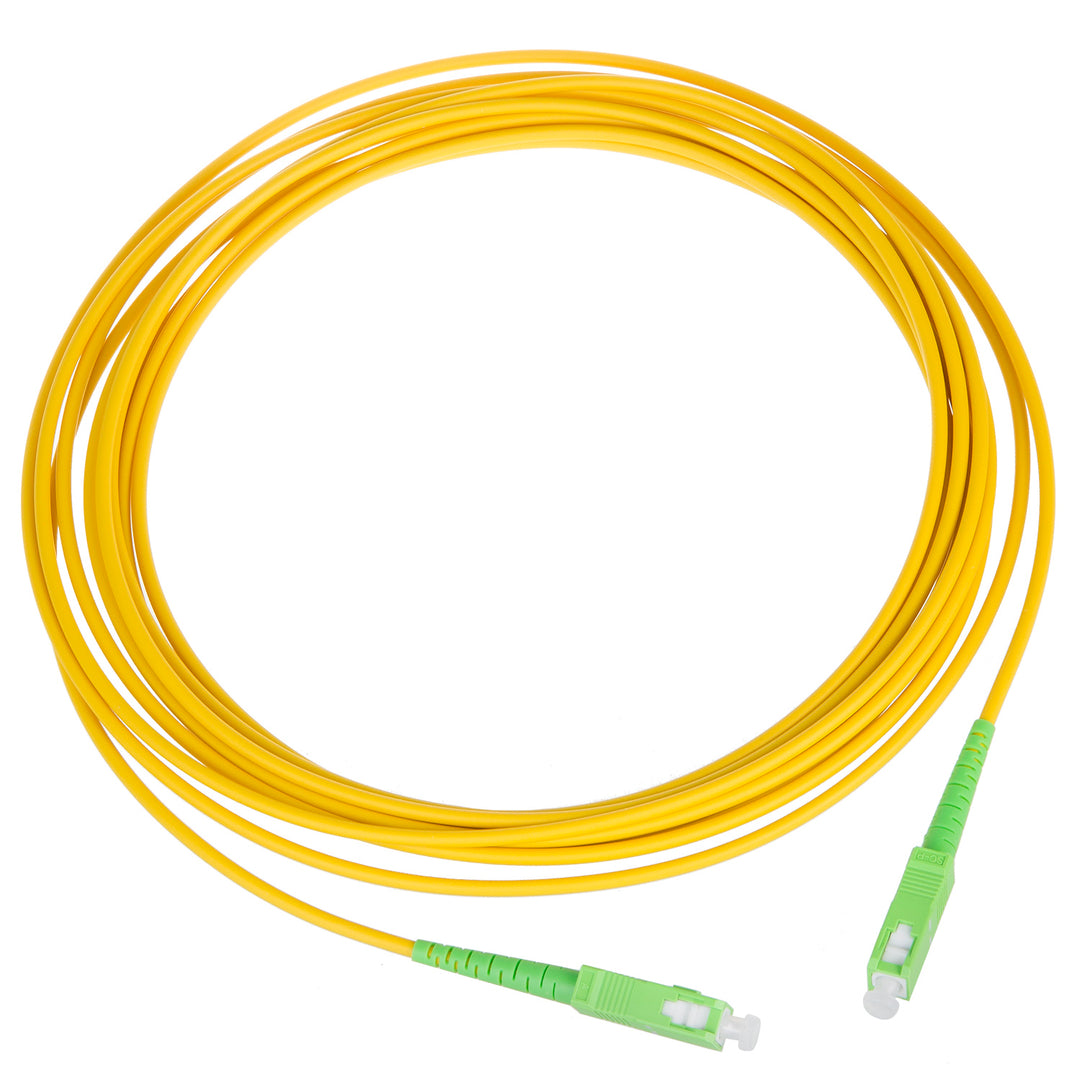 Cable patchcord de fibra óptica Maclean, SC/APC-SC/APC, monomodo, longitud 3m, simplex, G657A2, MCTV-433