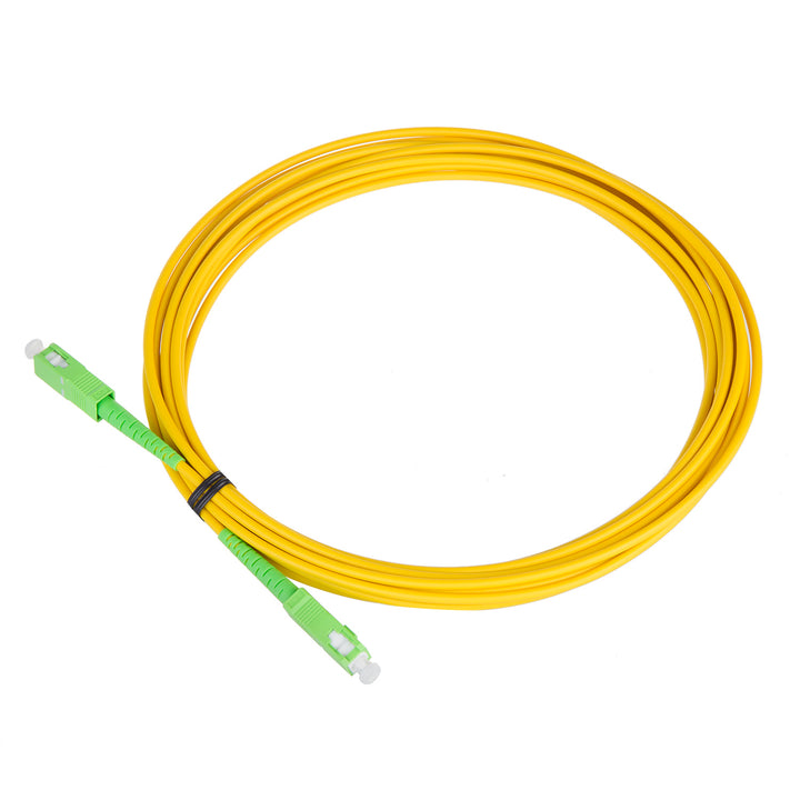 Cable patchcord de fibra óptica Maclean, SC/APC-SC/APC, monomodo, longitud 3m, simplex, G657A2, MCTV-433