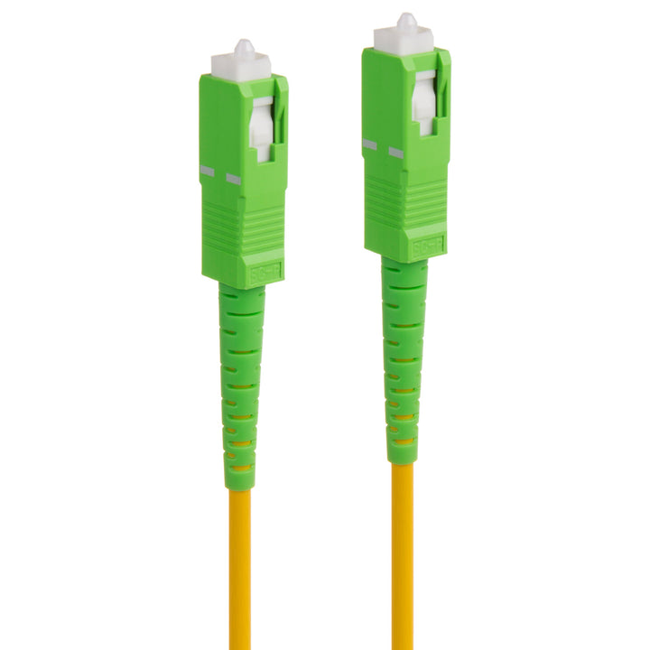 Cable patchcord de fibra óptica Maclean, SC/APC-SC/APC, monomodo, longitud 3m, simplex, G657A2, MCTV-433