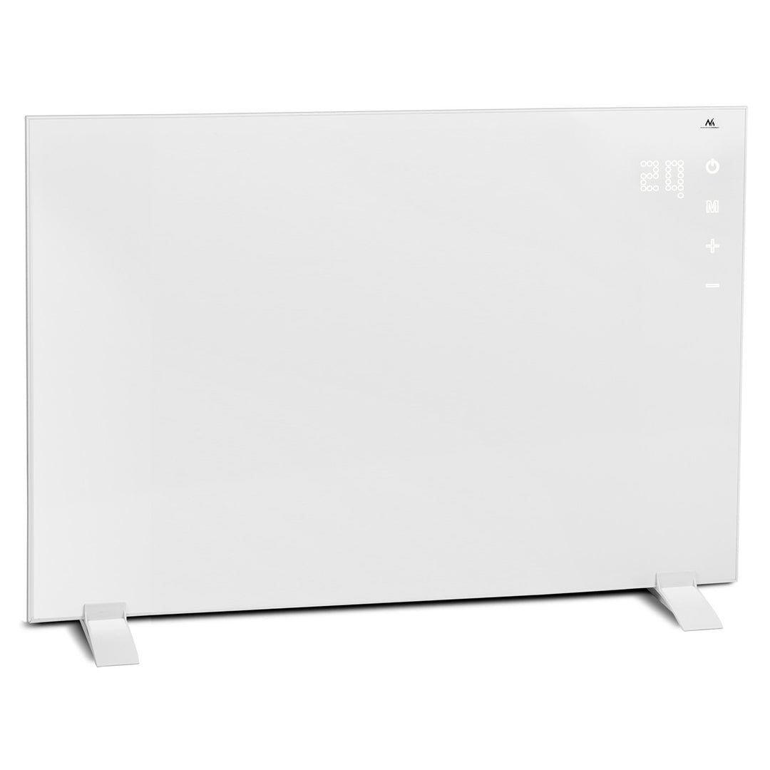 Chauffage infrarouge 720W IR Chauffage mural Minuterie Thermostat Tuya Contrôle WiFi Radiateur Panneau de chauffage Panneau de chauffage Pieds Blancs (720W 120x60cm) ...