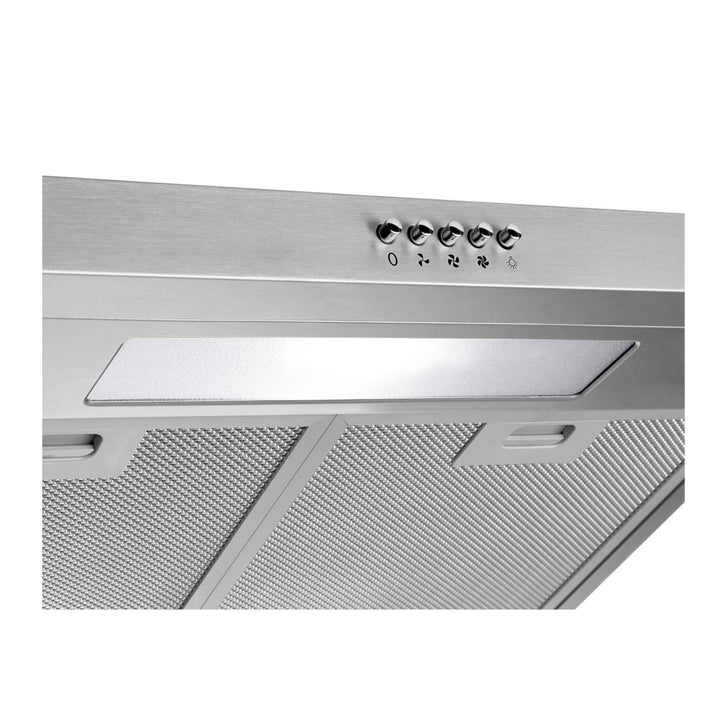 Concept OPP1250 Afzuigkap onderkast  50cm LED verlichting 3 vermogensniveaus max. Capaciteit: 136 m3/h (zilver)