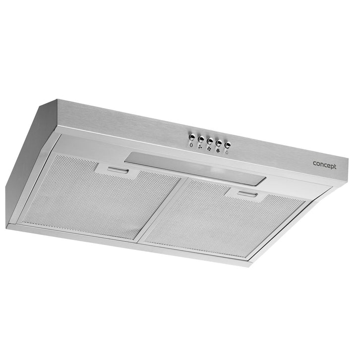 Concept OPP1250 Afzuigkap onderkast  50cm LED verlichting 3 vermogensniveaus max. Capaciteit: 136 m3/h (zilver)