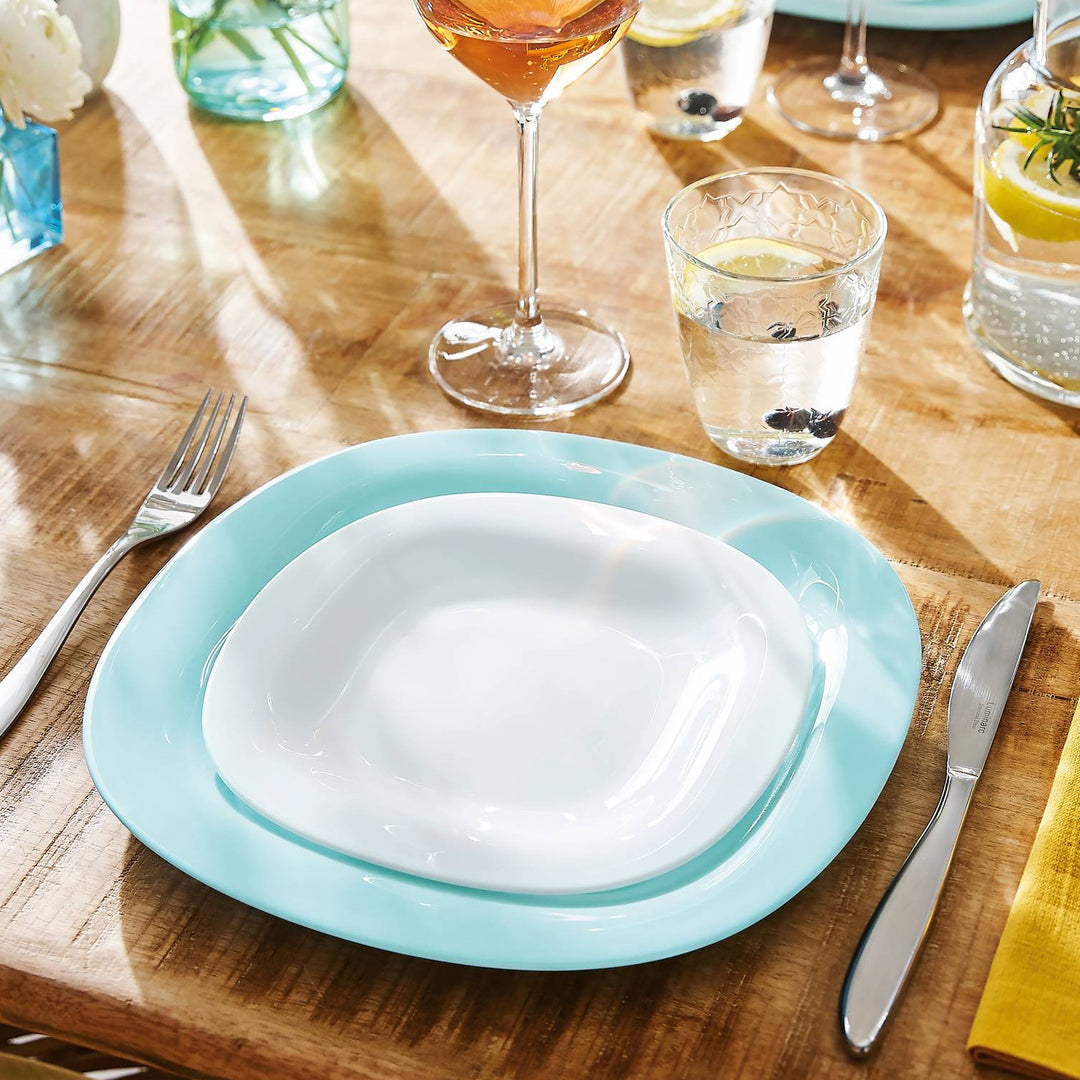 Square Luminarc White Plate Shop Luminarc Quadrato Square White